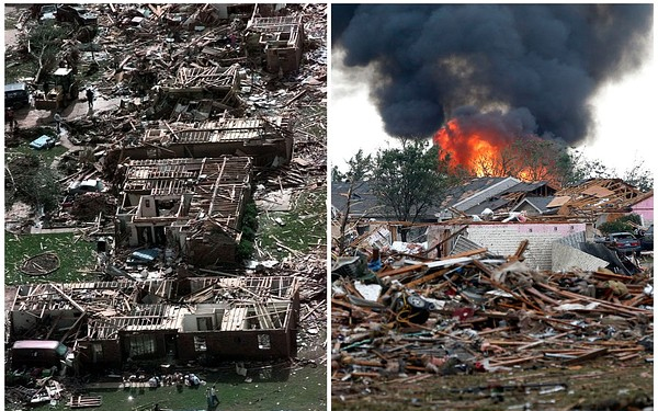 Több tucatnyira emelkedett az oklahomai tornádó halálos áldozatainak száma